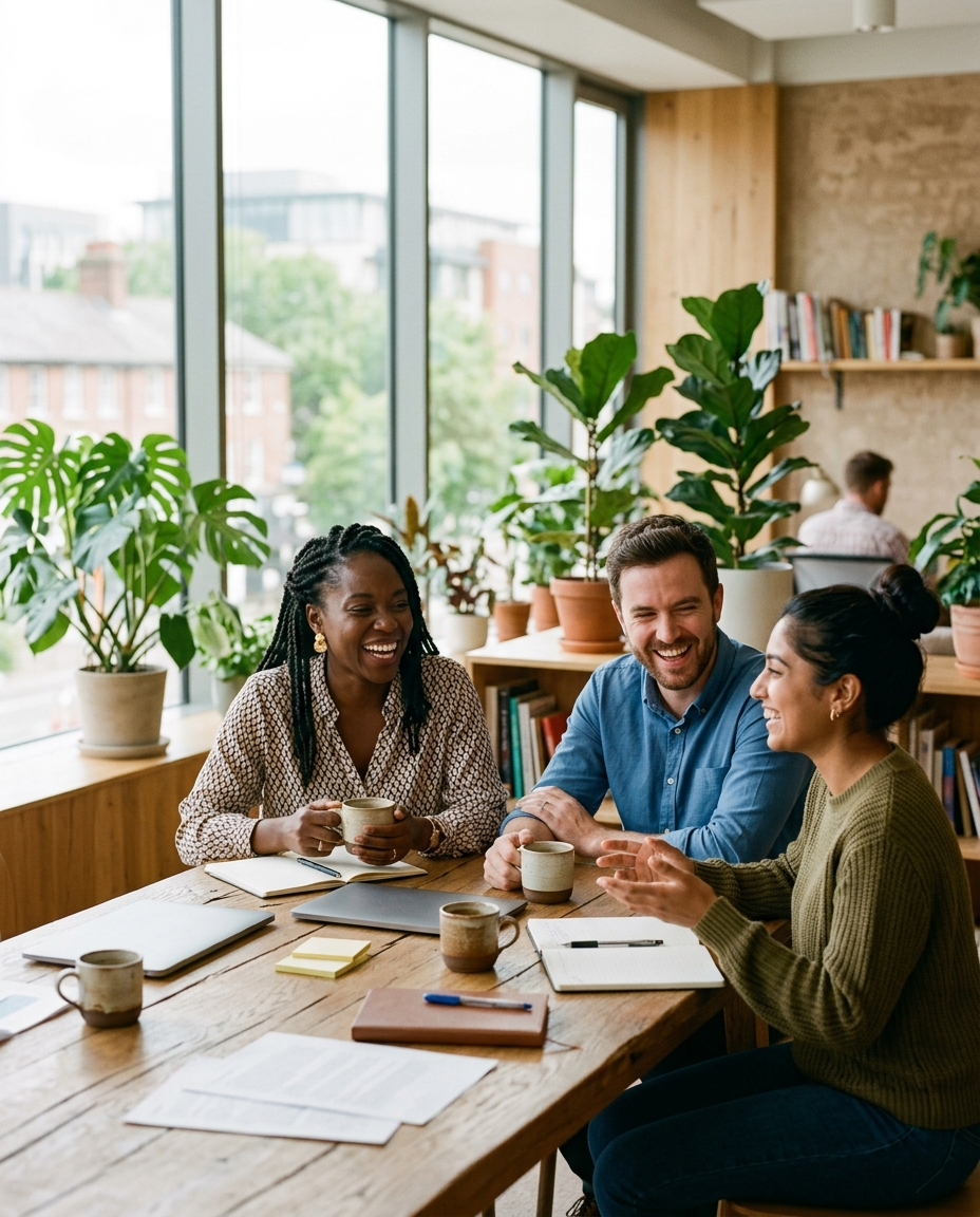 Where professionals are working